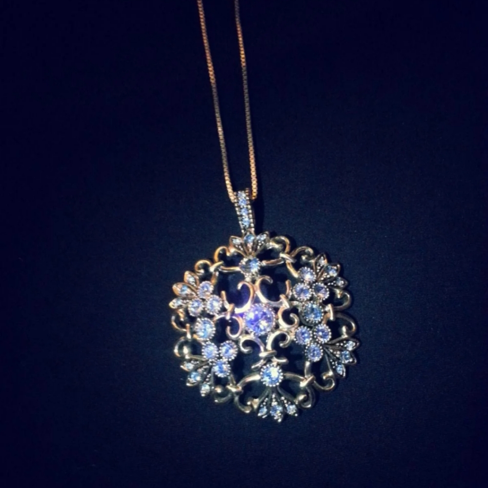 Light Turquoise and Silver Necklace